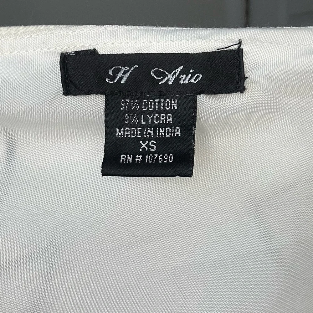 Beaded & Appliqué A-line Cotton Skirt - Picture 6 of 9